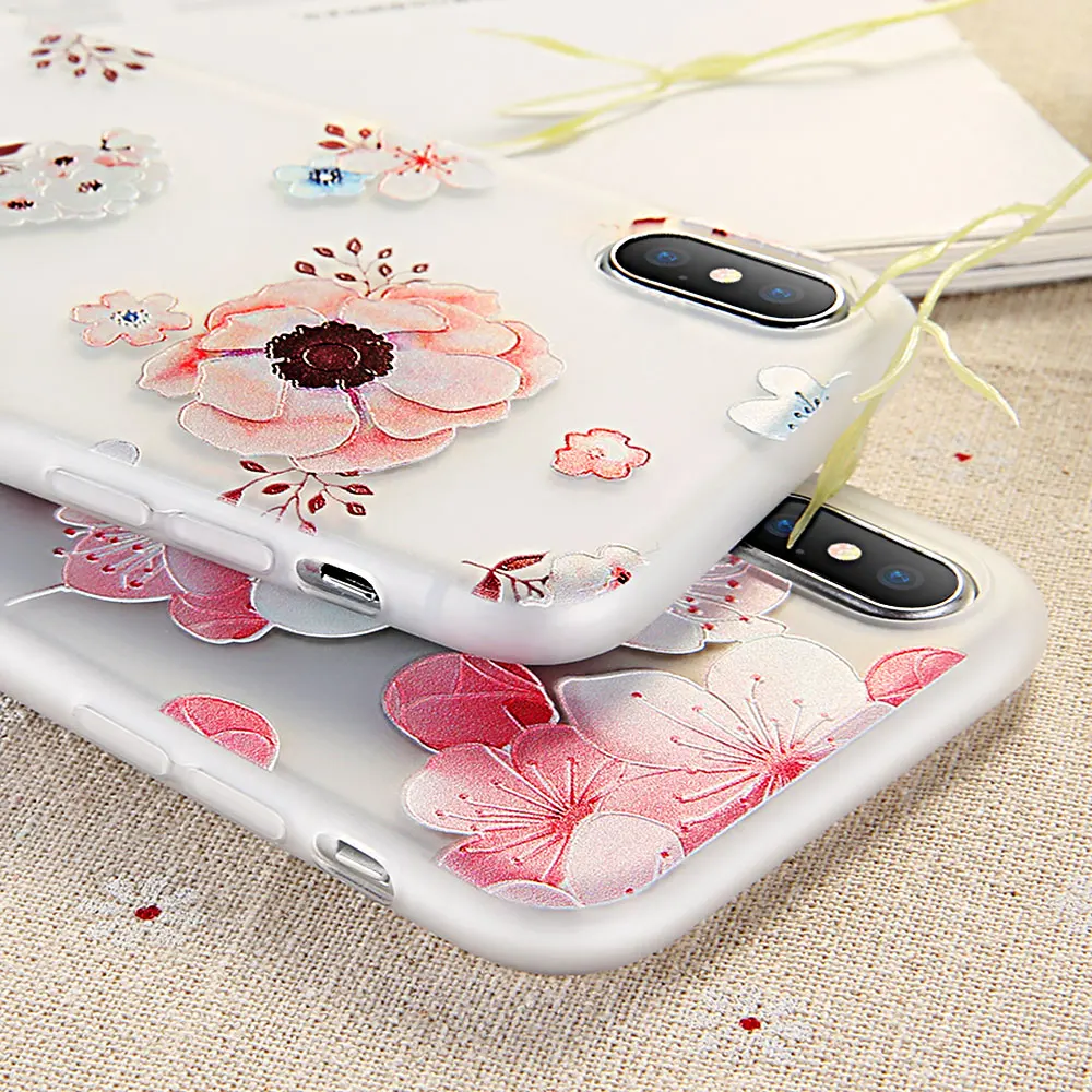 Чехол CASEIER Flower Girly для Huawei P30 P20 lite Mate 20 10 мягкий рельефный чехол телефона P10 Y7 Y9 Funda |