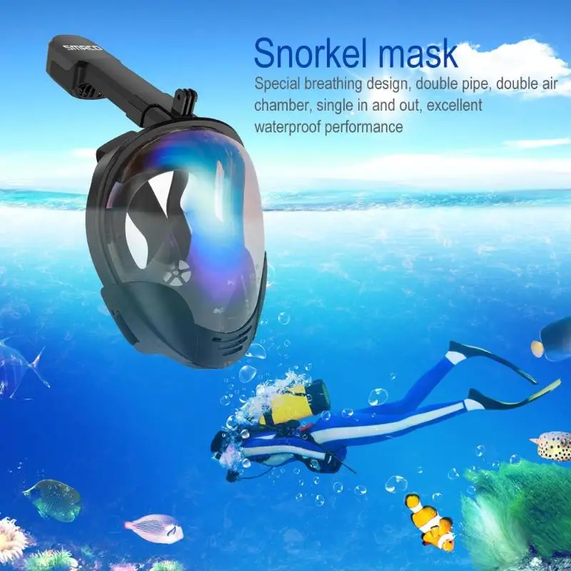 Новая маска для подводного плавания SMACO подводные маски камеры Gopro отличная