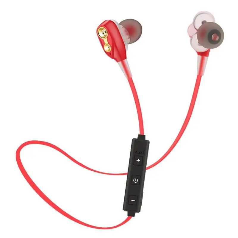 XT 21 Bluetooth наушники с двойными движущимися катушками четырехъядерные мини