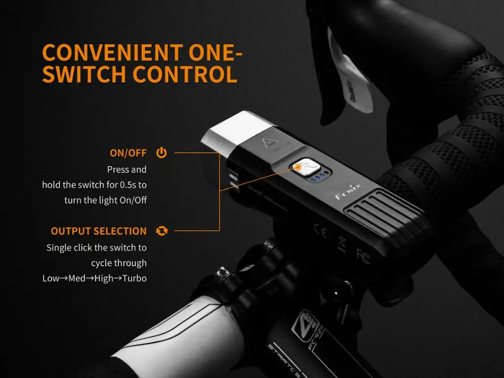 Горячий торт Fenix BC25R 600 Люмен USB Перезаряжаемые светильник вес отрезной факулы на