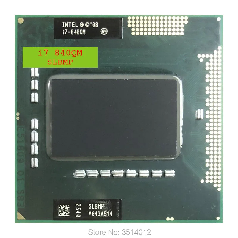Процессор Intel Core i7 840QM SLBMP 1 8 ГГц четырехъядерный Восьмиядерный процессор Вт 45