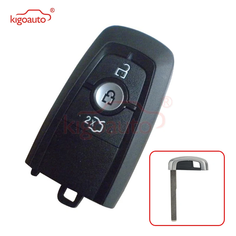 

Kigoauto A2C11460302 smart key Remote Key Fob case 3 button for Ford Mustang HS7T-15K601-DC 2017