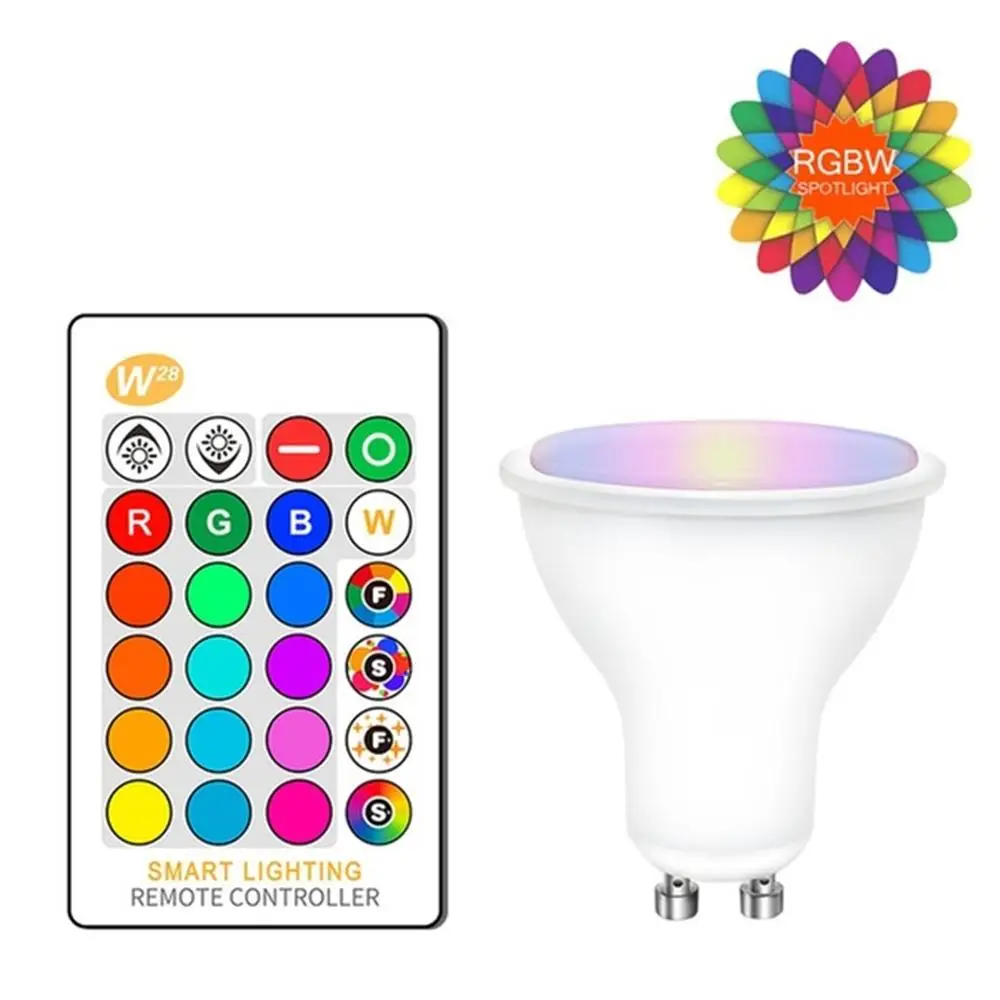 Затемнения RGB 220 В светодиодный светильник 110 в GU10 8 Вт лампада прожектор GU 10 Bombillas с