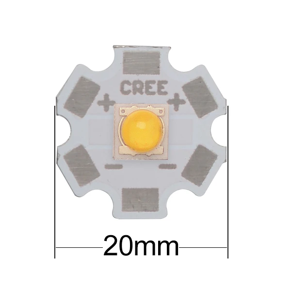 Светодиодный чип 3W5W 20 шт./лот 3535 3 В 4500K CREE с естественным белым светодиодом для