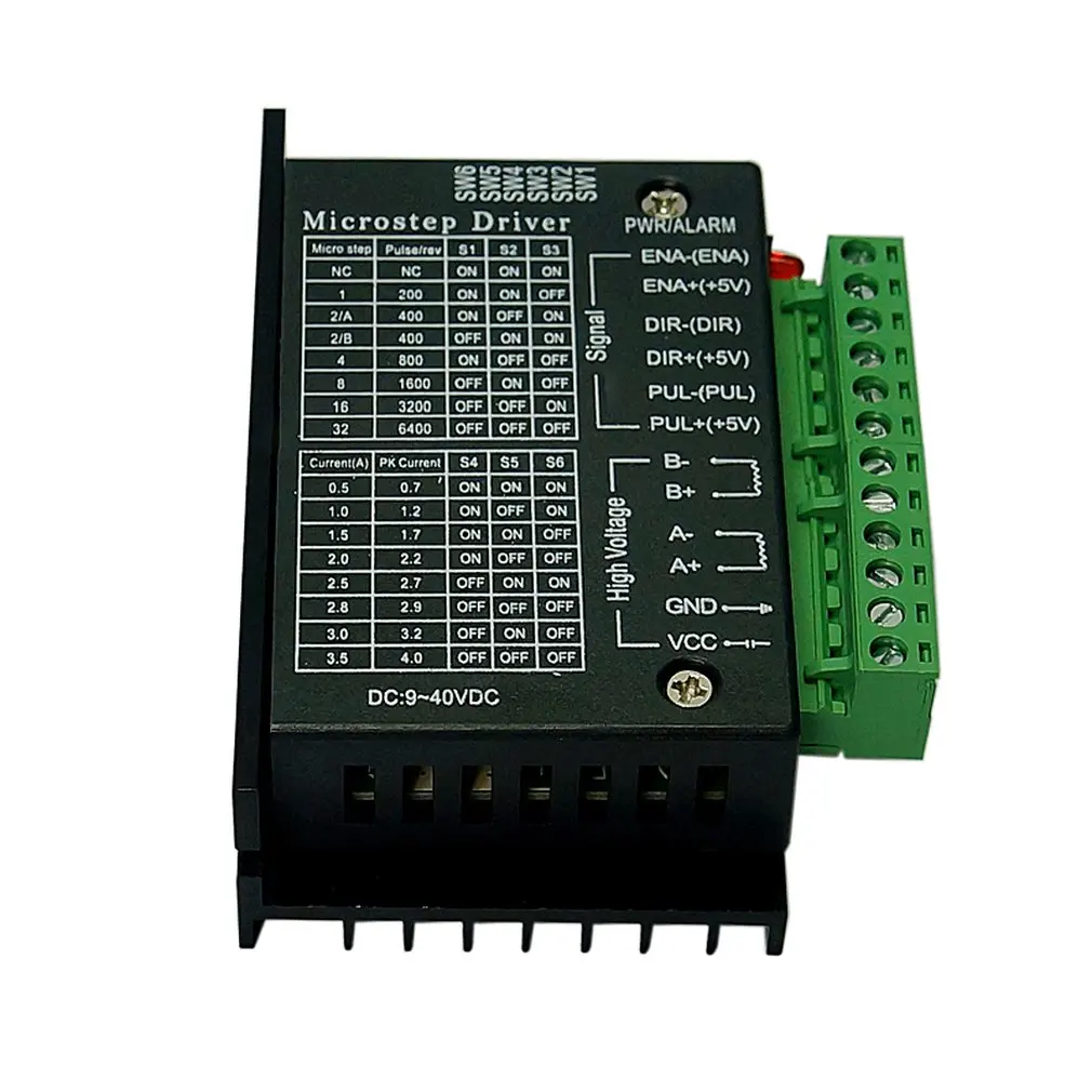 TB6600 4.0A Драйвер шагового двигателя 42/57/86 32 сегментов обновленная версия 42VDC для