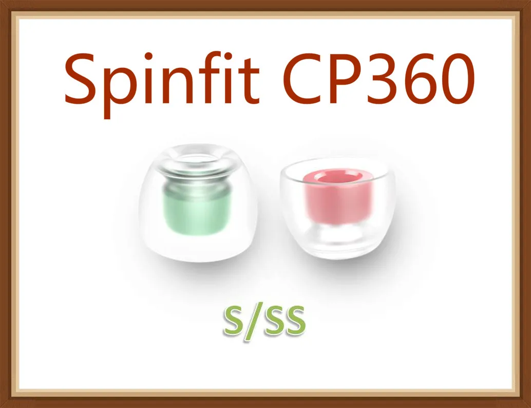SpinFit CP360 3 6 мм высококачественные силиконовые наушники вкладыши для беспроводной