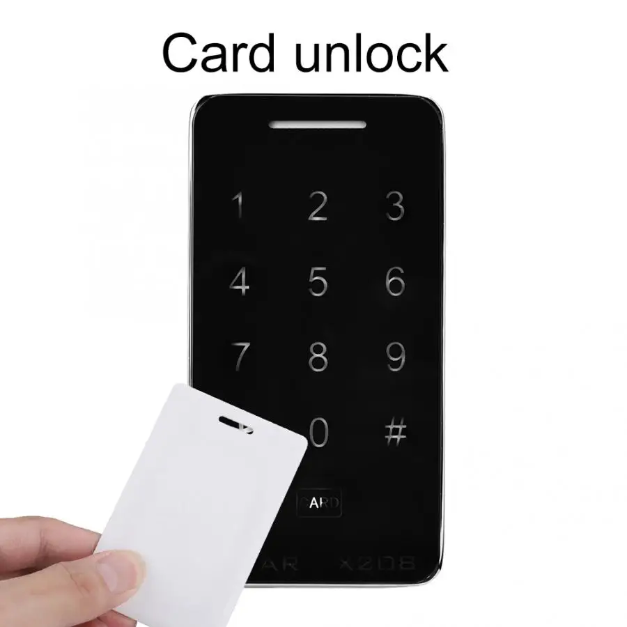 Electric Smart Digital Cabinet Lock Anti-theft Touch Keypad Password Card Locker hot sale | Безопасность и защита
