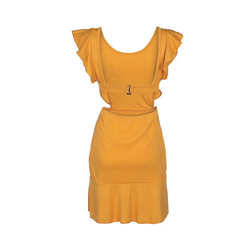 Черное женское Бандажное Платье облегающее платье без рукавов Клубная одежда