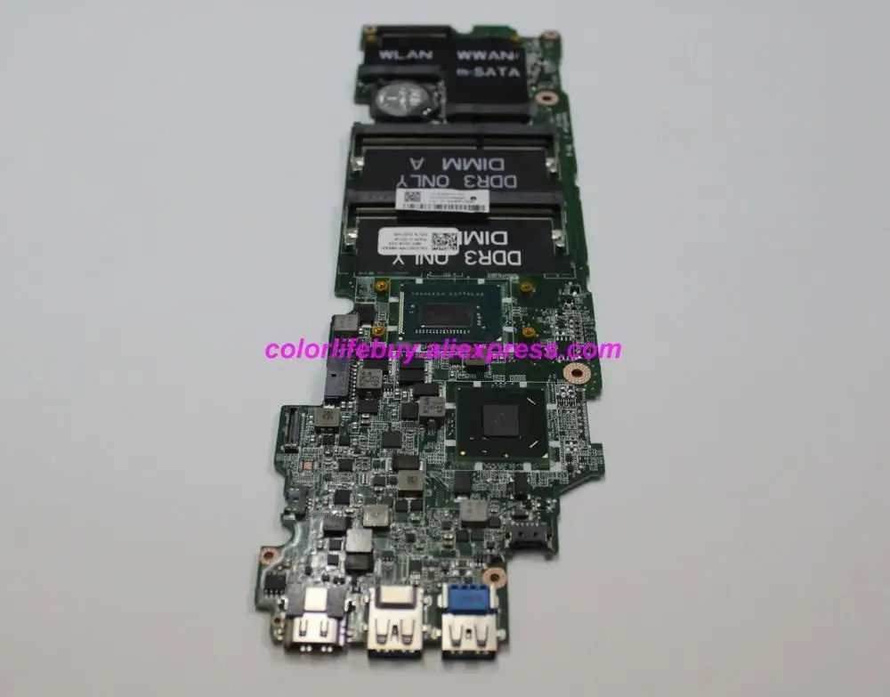 Оригинальная 2DTMR 02DTMR CN w I5 3337U материнская плата с процессором для ноутбука Dell Inspiron