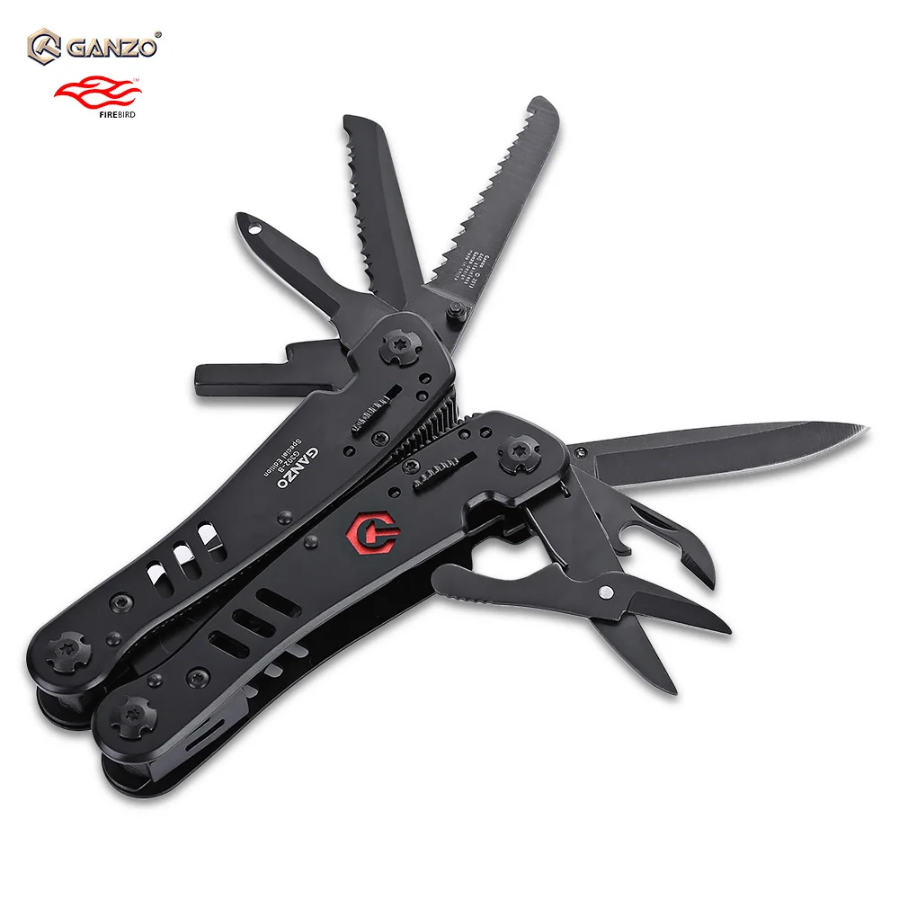 GANZO G302B уличные многофункциональные плоскогубцы мульти инструменты карманные
