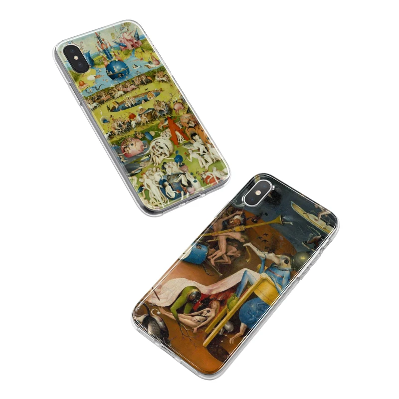 Hieronymus Bosch чехол с рисунком Мягкий ТПУ силиконовый для телефона iPhone XS Max XR 7 8 6 6S Plus 5S