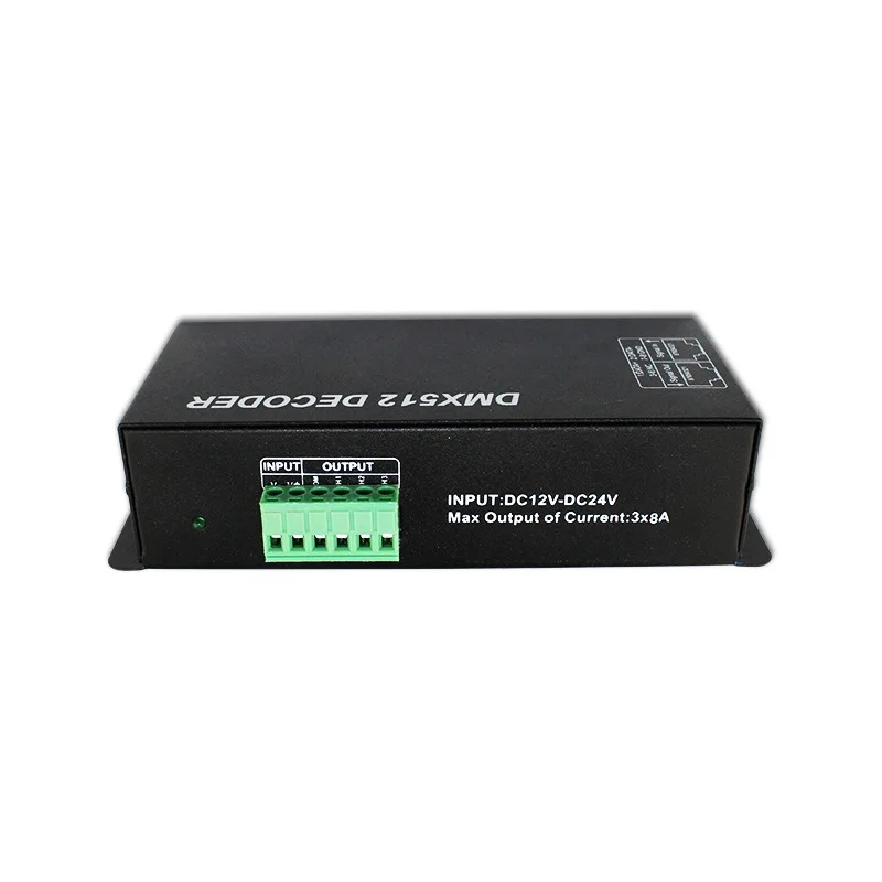 Декодер Rgb Dmx512 Dc12V ~ 24V 3Chx4A декодер с цифровым дисплеем|Цифро-аналоговые