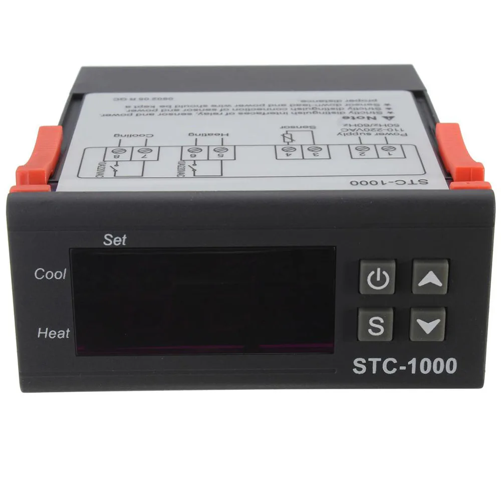 AC 110V 220V 12V 24V цифровой регулятор температуры и влажности домашний термостат для
