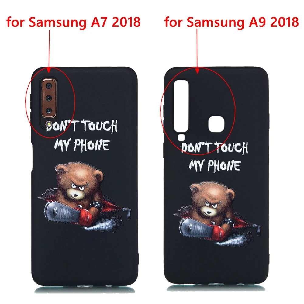 Чехол с рисунком совы для Samsung Galaxy A7 2018 A750 чехлы A9 мягкий чехол из ТПУ животных |