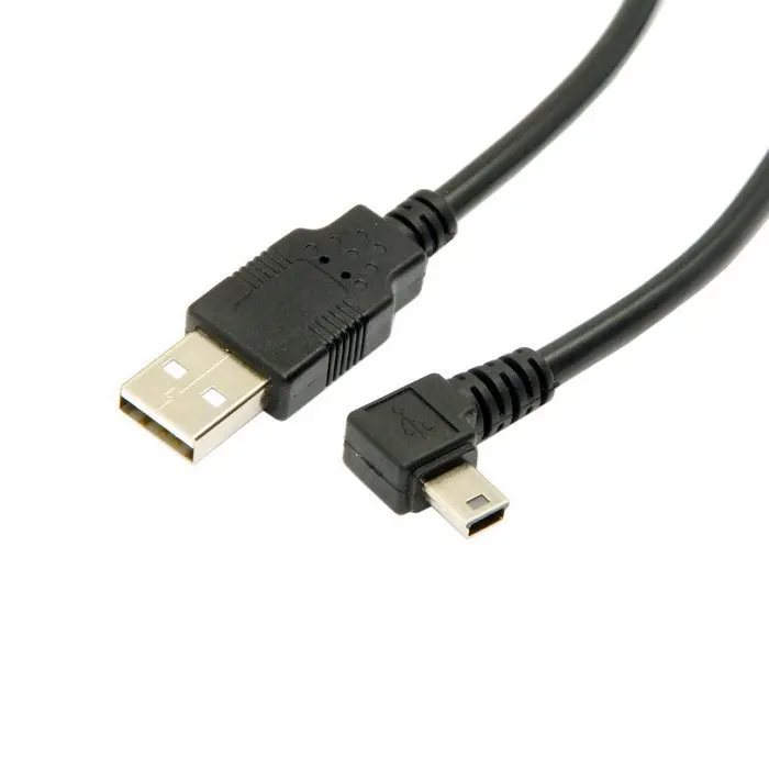 Chenyang USB 2 0 штекер к Мини Тип B 5-контактный левый Угловой 90 градусов кабель для
