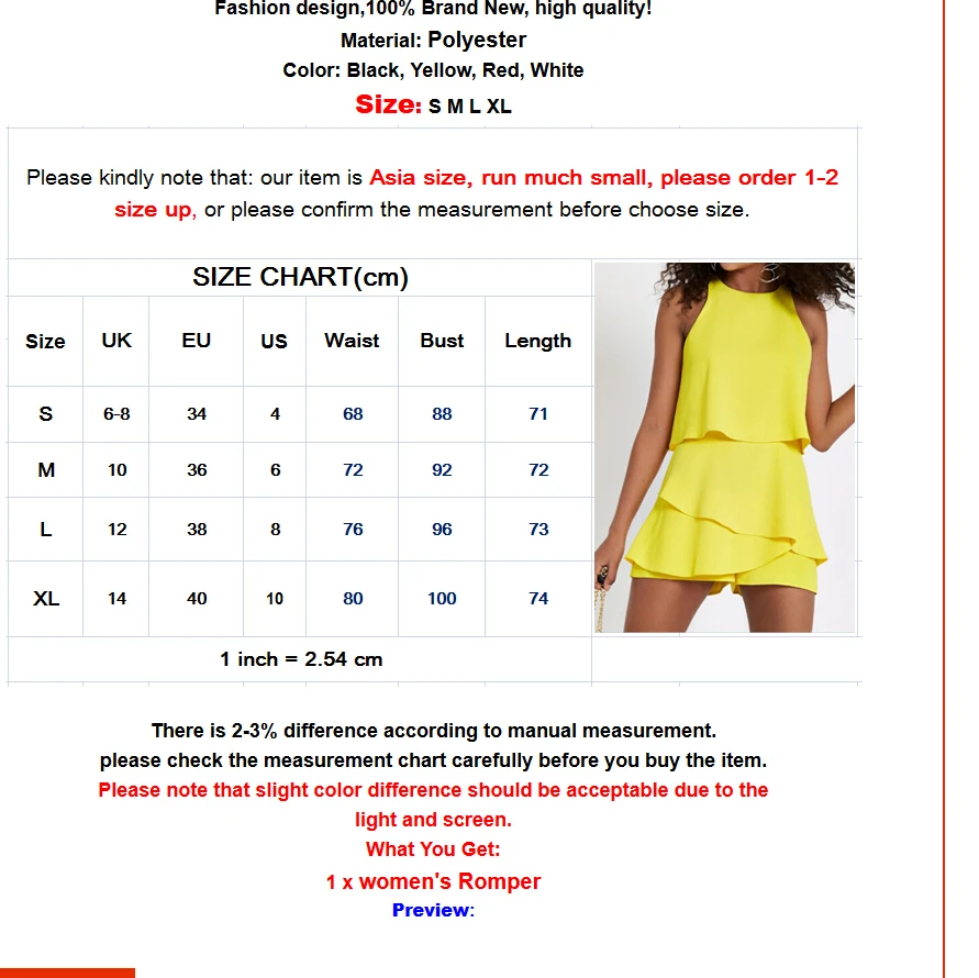 New Women Fashion Casual Solid O Neck Playsuit Ladies Summer Shorts Clubwear | Женская одежда