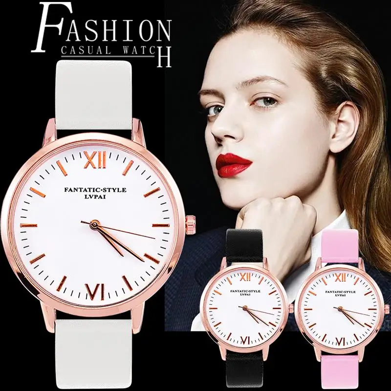 Для женщин кварцевые часы Мода 2018 г. Элитный бренд для Повседневное женские