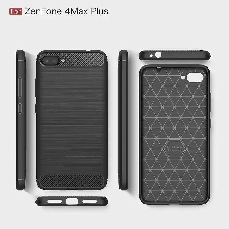 

Mokoemi Shock Proof Soft 5.5"For Asus Zenfone 4 Max Pro ZC554KL Case For Asus Zenfone 4 Max Plus ZC554K Phone Case Cover