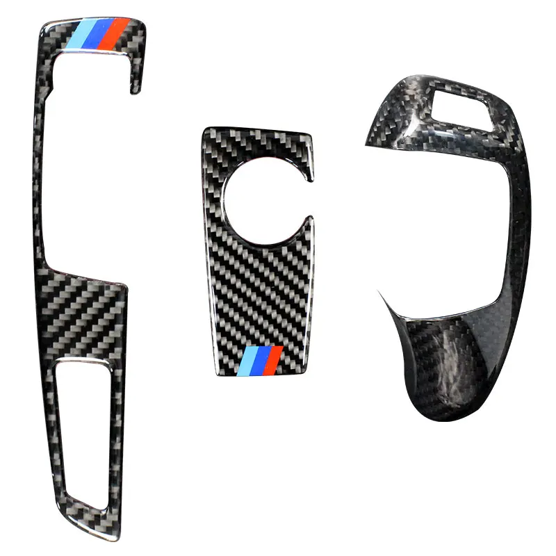 Для BMW F07 F10 F25 F26 из углеродного волокна сменная панель переключения передач для