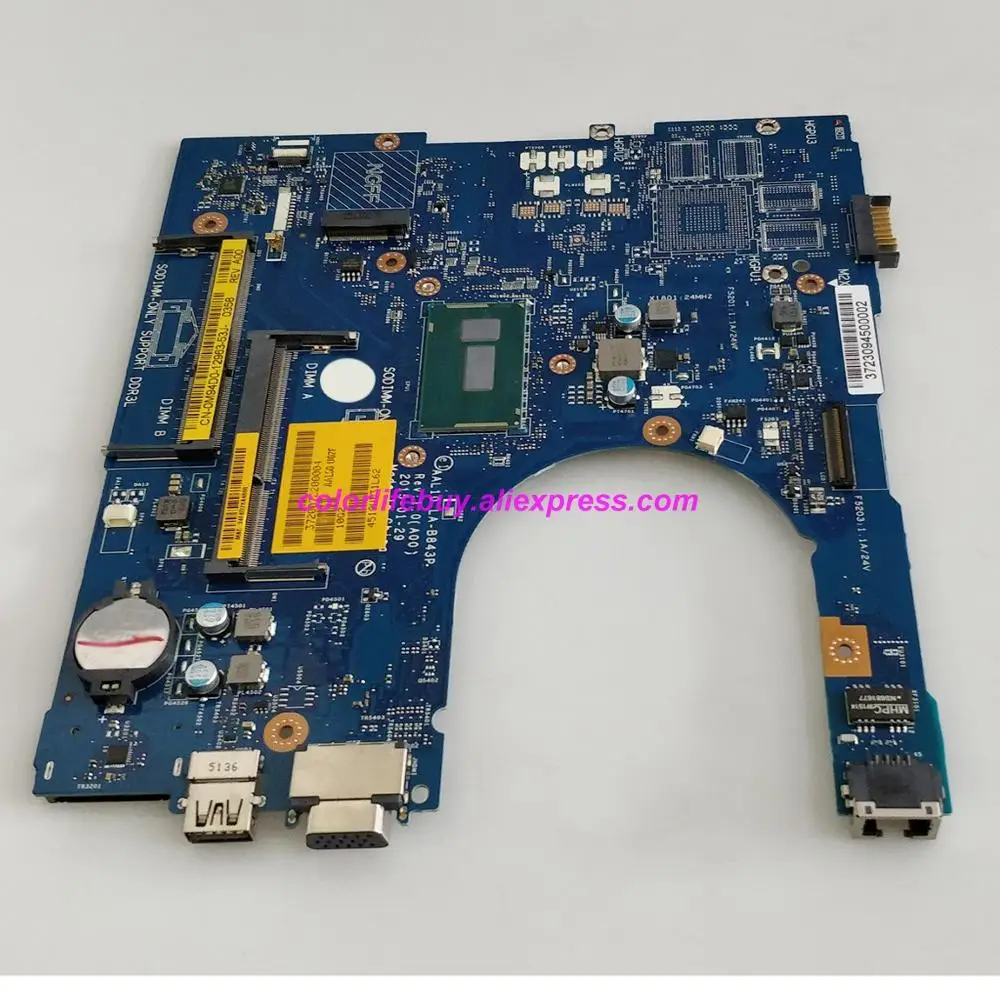 Genuine CN-0M94D0 0M94D0 M94D0 AAL10 LA-B843P w 3205U CPU Laptop Motherboard for Dell Inspiron 5458 5558 5758 Notebook PC enlarge