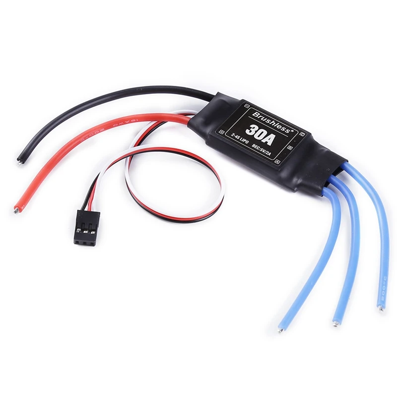 2-4S Lipo 30A Brushless Esc High Refresh Rate For Multi-Axle Aircraft Copters | Электроника
