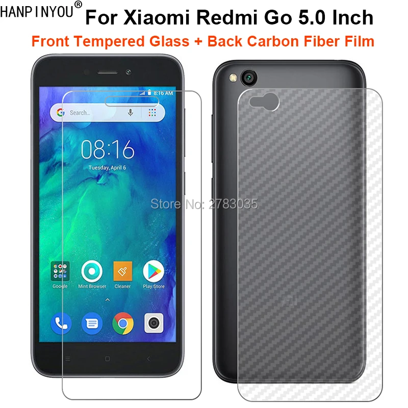 Для Xiaomi Redmi Go 5 0 &quot1 комплект = мягкая задняя пленка из углеродного волокна +