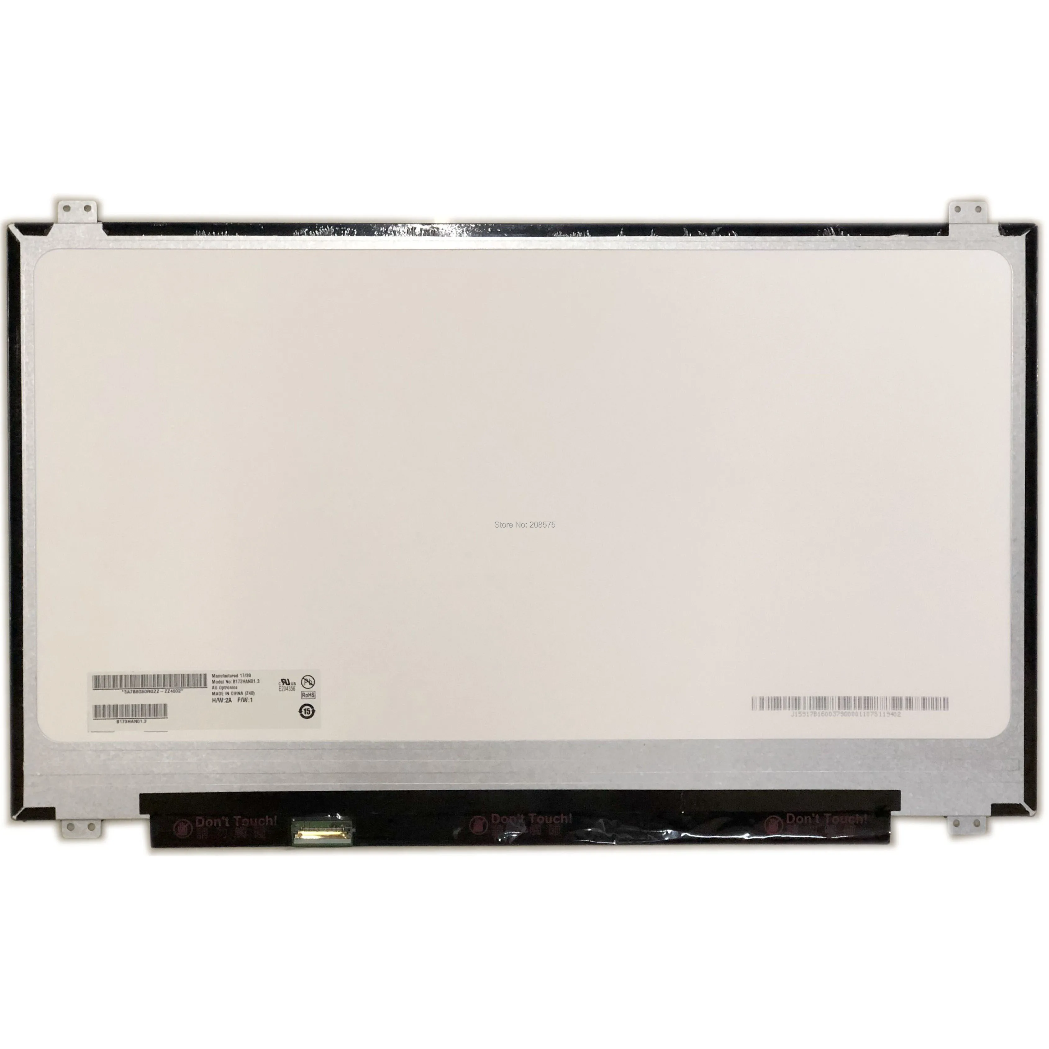 

Free shipping B173HAN01.3 17.3 inch 30 pin IPS 1920*1080 LCD SCREEN PANEL Matrix Display