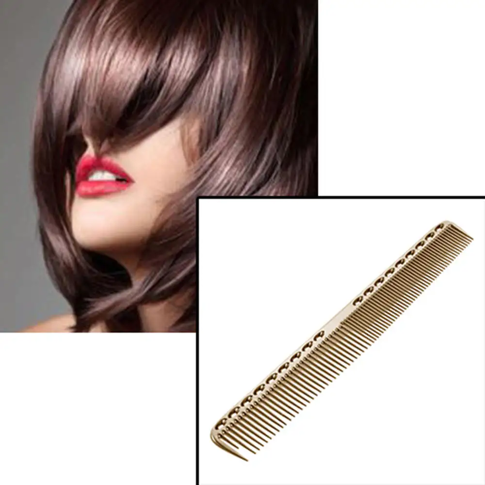 1 шт. алюминиевая металлическая расческа для резки ультратонкая Антистатическая