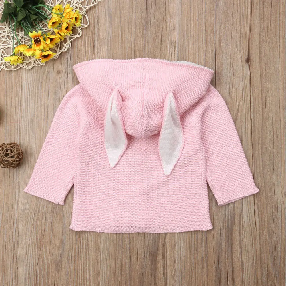 Pudcoco 2019 Brand New Baby Warm Knitted Hooded Coat Button Outerwear Boy Girl Snowsuit Toddler Jacket | Детская одежда и обувь