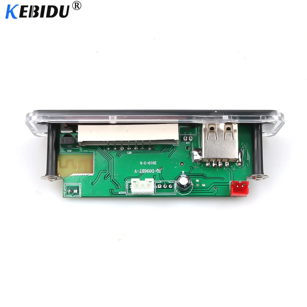 Беспроводной Bluetooth MP3 плеер KEBIDU 3 5 мм декодер плата USB TF радио FM AUX модуль в 12 В WMA
