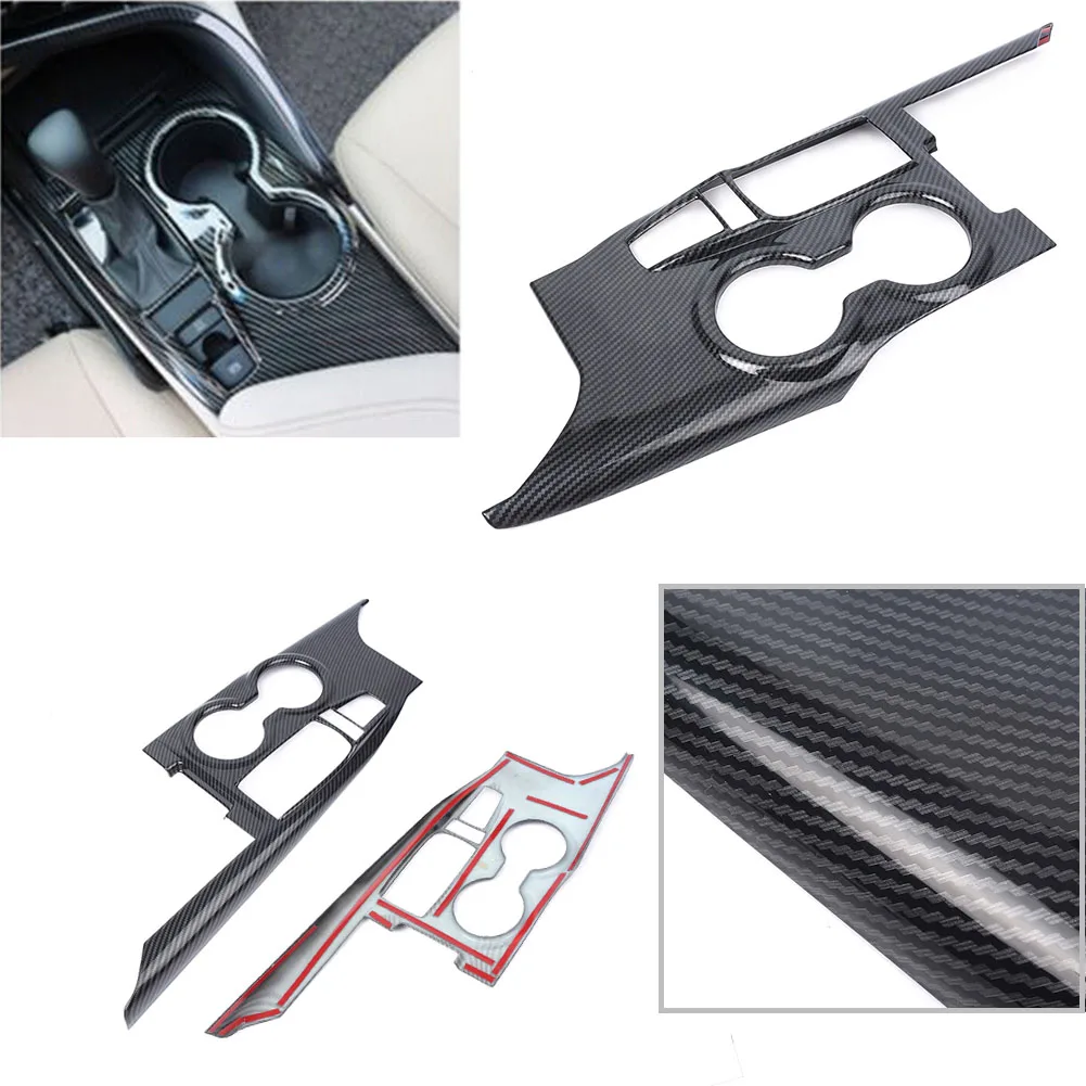 

Inner Gear Shift Box Panel Cover Trim for Toyota Camry 2018 Carbon Fiber Color