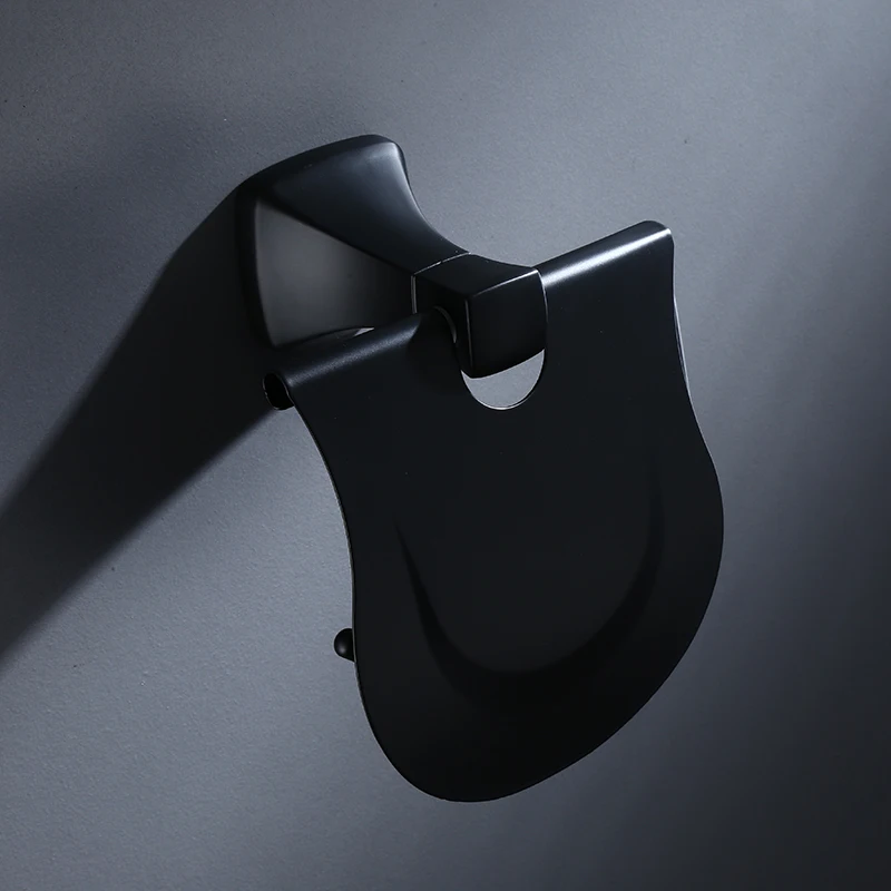 

Bathroom Toilet Holder Paper Towel Holder Paper Hook Black Mount Toilet Paper Holder Bathroom Hardware