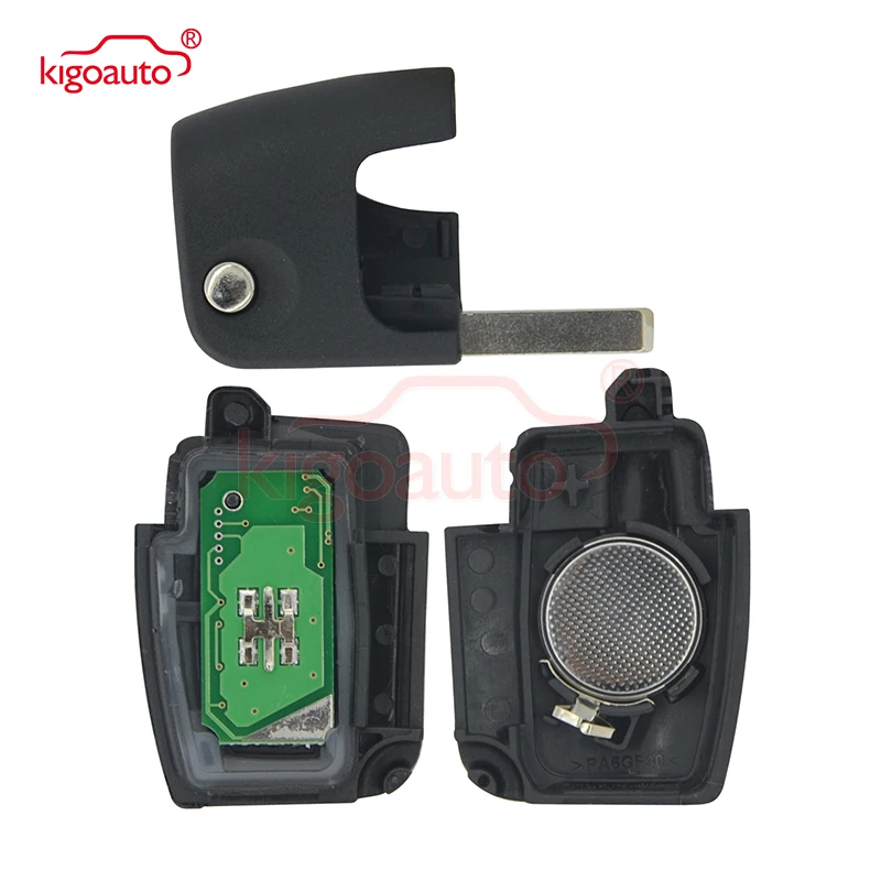 Kigoauto без чипа 3M5T15K601AB откидная Кнопка 3 кнопки HU101 434 МГц для Ford Focus Galaxy S max 2005 2012|Ключ