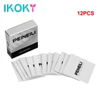 IKOKY 12 шт.кор. натуральный машина для влажных салфеток, стойкая краска для усиления цвета удовольствие для дополнительной женской стимуляции, задержки эякуляции мужской задержка салфетки Секс-игрушки для Для мужчин прочного салфетки для секса