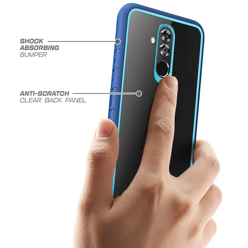 SUPCASE For Huawei Mate 20 Lite Case 6.3 inch UB Style Anti-knock Premium Hybrid Protective Blue TPU Bumper PC Clear Back Cover |