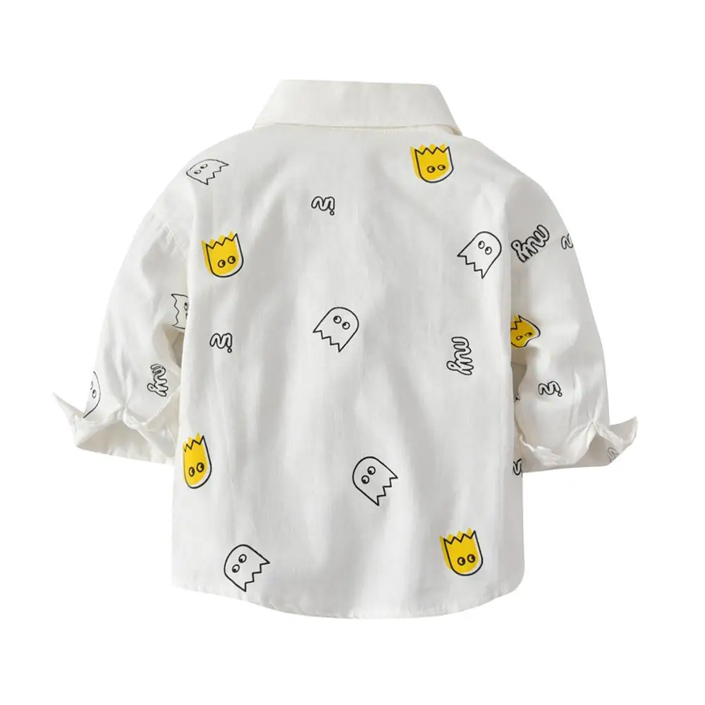 Повседневные рубашки VTOM для маленьких мальчиков детская одежда детский топ с