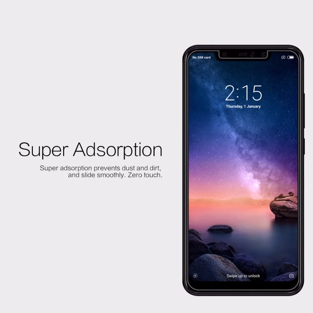 Защита экрана для Xiaomi Redmi Note 6 Pro NILLKIN кристально прозрачная/Матовая Антибликовая