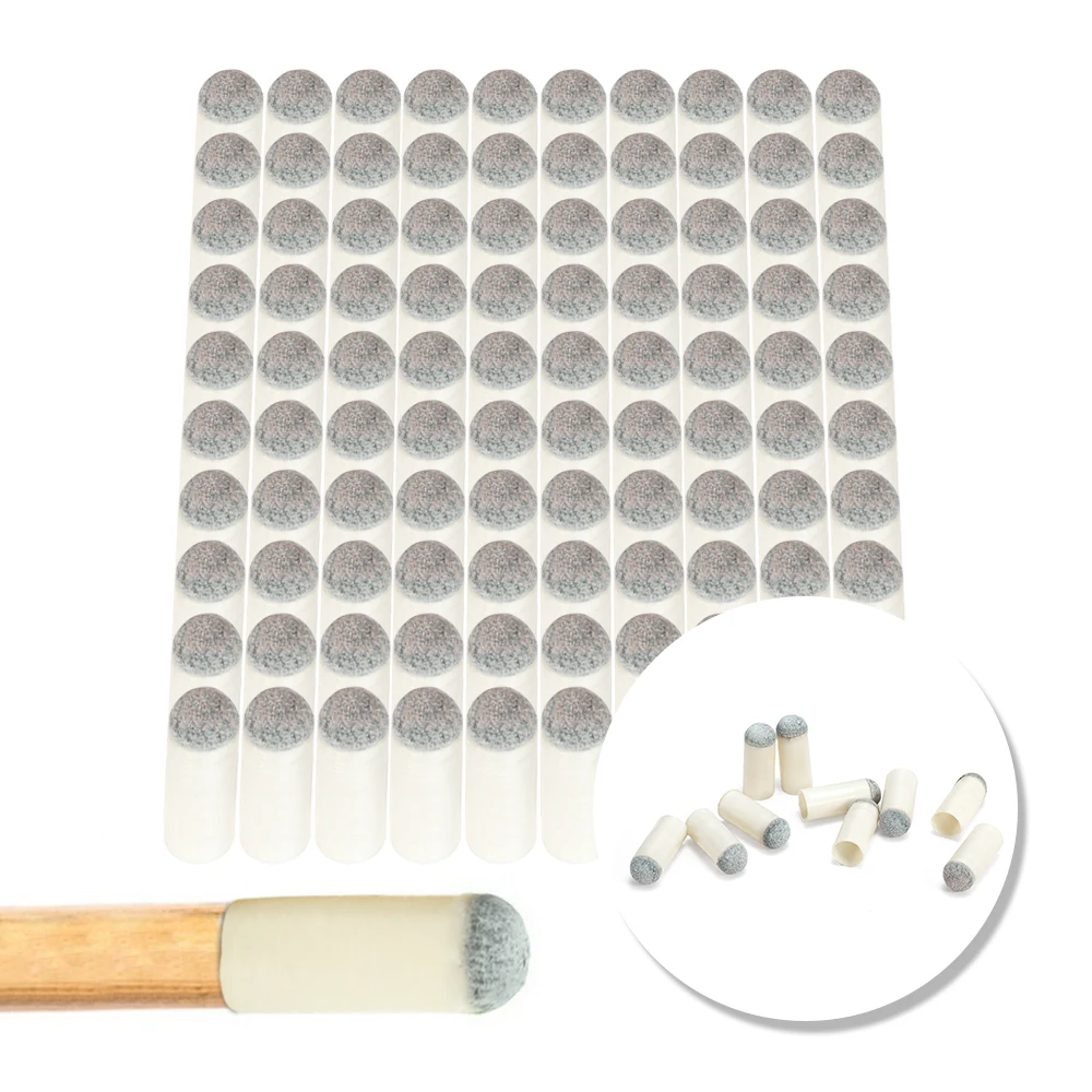 100 шт. наконечники для бильярдного кия клуба снукера горлышка аксессуары