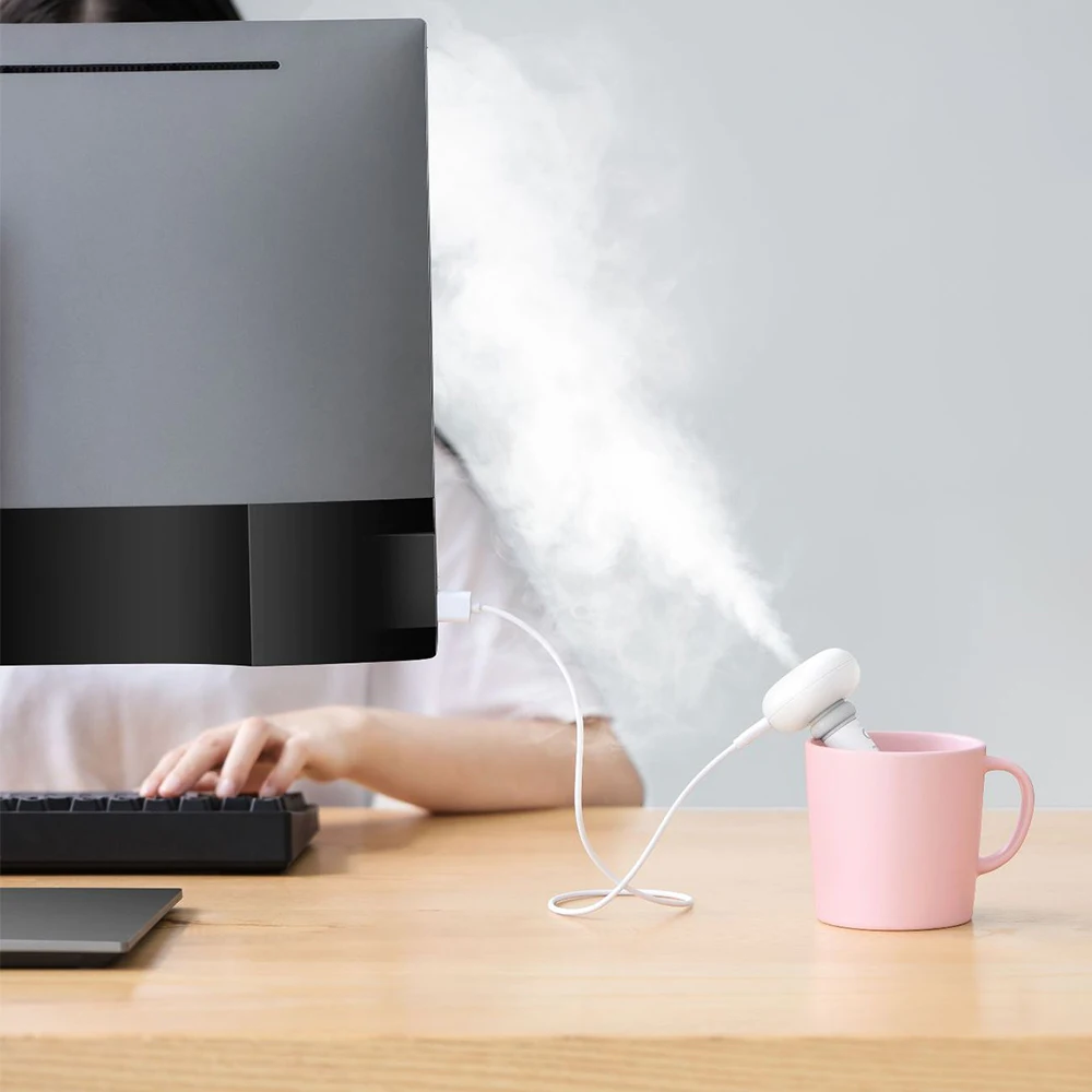 USB мини ультразвуковой распыляющий безводный увлажнитель воздуха для домашнего