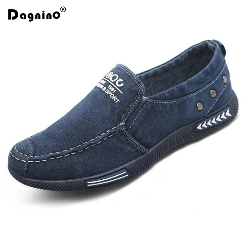 Mens Summer Fashion Denim Casual Shoes Men 2019 New Breathable Brand Outdoor Flats Man Canvas Zapatos De Hombre Size 38-45 | Обувь