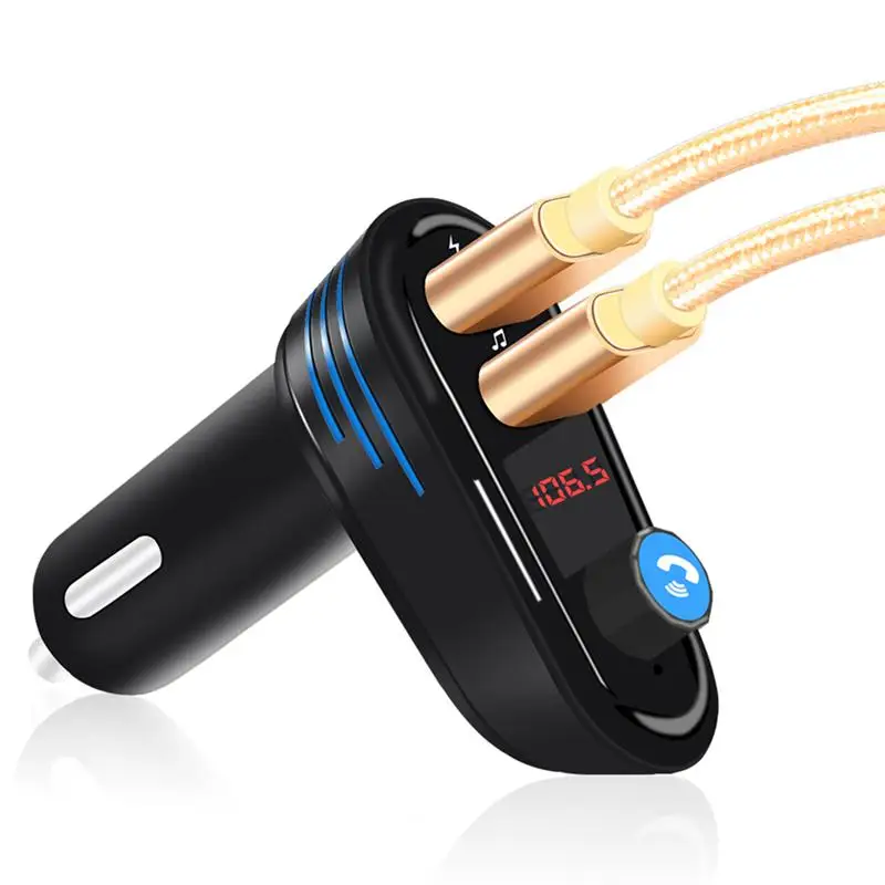 Wireless Bluetooth Handsfree Car Charger FM Transmitter MP3 Player Radio Adapter Dual USB Kit with U-Disk Port | Автомобили и
