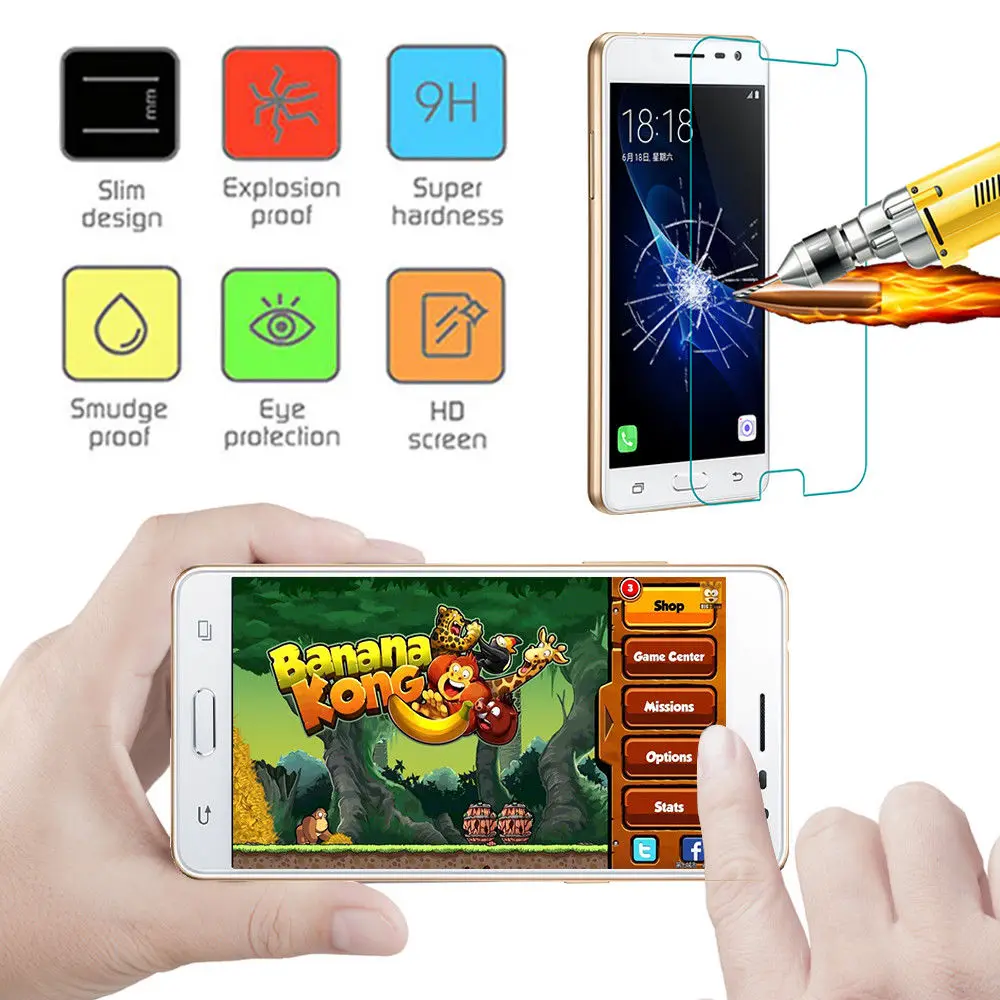 Закаленное стекло для Samsung Galaxy J5 (2016) J510FN J510F J510G J510Y J500 Prime 2017 Защитная пленка