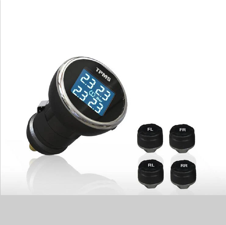 Система контроля давления в шинах TPMS система + 4 внешних датчика профессиональный