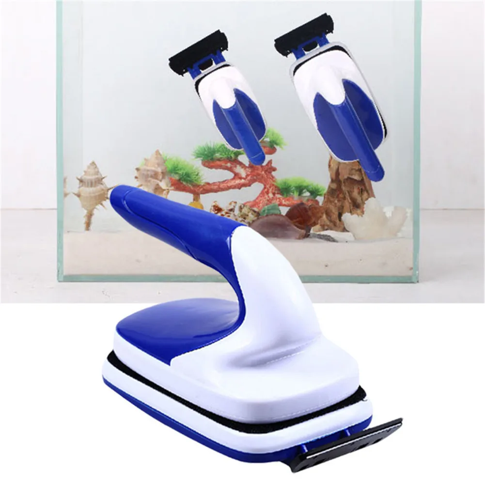 Practical Floating Magnetic Brush Aquarium Fish Tank Glass Algae Scraper Cleaner Tool Magnets | Дом и сад