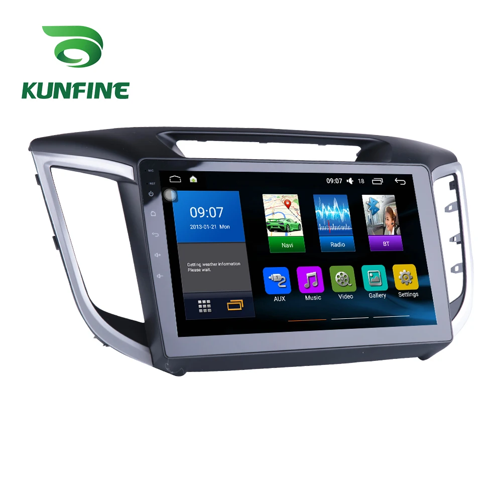 Восьмиядерный 1024*600 Android 8 1 автомобильный DVD GPS навигационный плеер Deckless стерео для