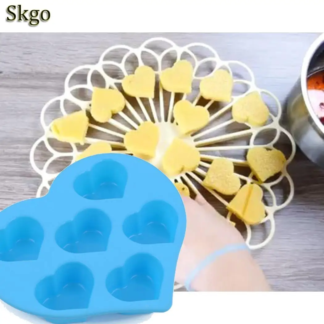 DIY кондитерский десерт торт в форме сердца формы с отверстиями кухонная утварь