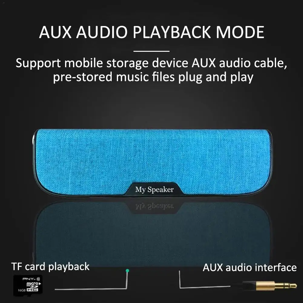 Level 4 Waterproof Bluetooth Speaker Portable Audio Cloth Pocket Wireless Home UBS Gift | Электроника