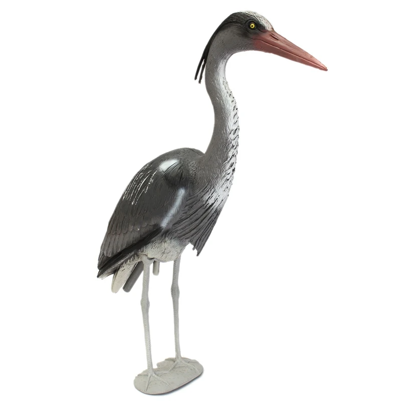Большой приманка KiWarm скульптуры Heron Egret садовые украшения птичий Садок пруд для