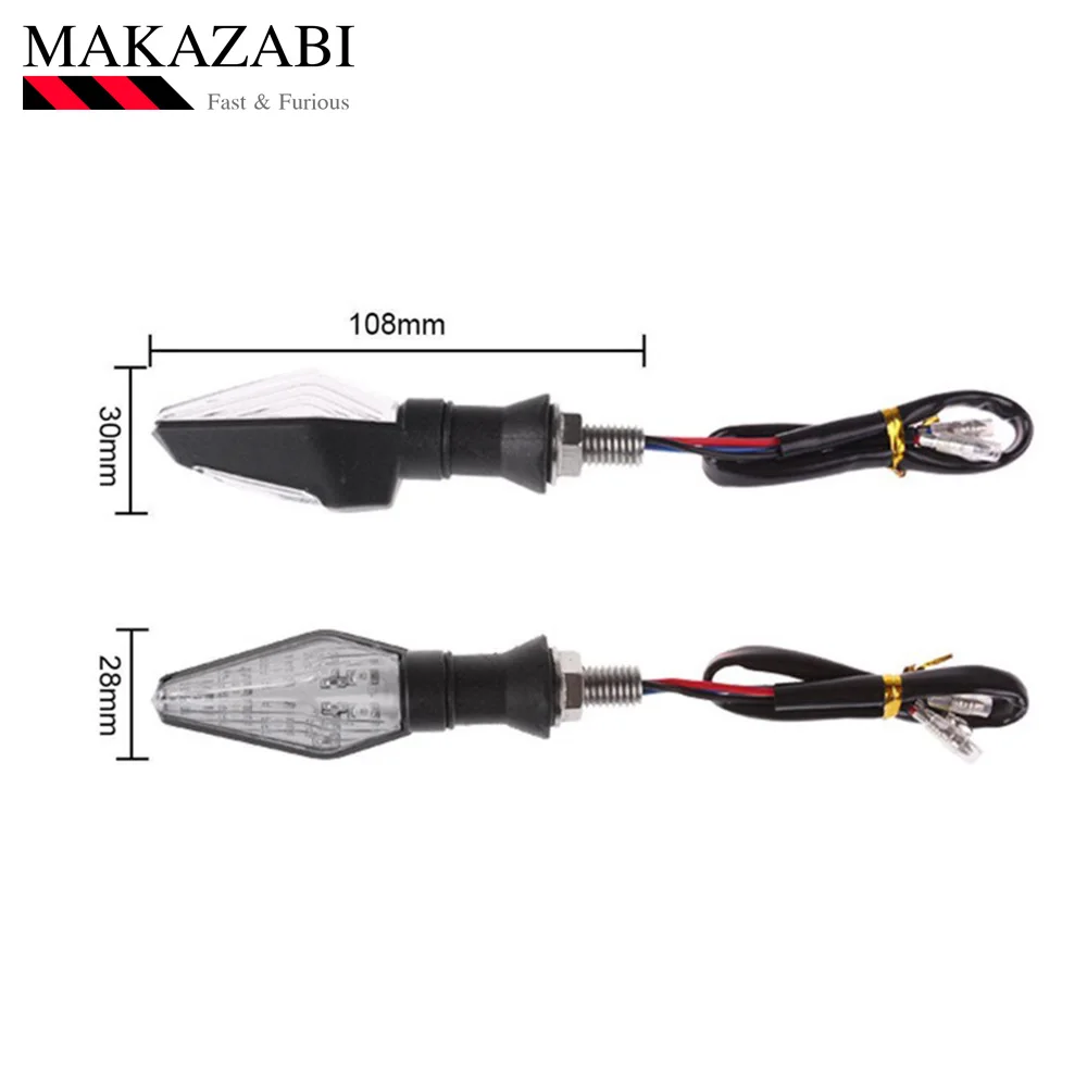 Universal Motorcycle LED Turn Signal Light 12V Steering Lamp FOR SUZUKI SV 650 DL 250 GSX 250R GSR 750 600 ETC. |