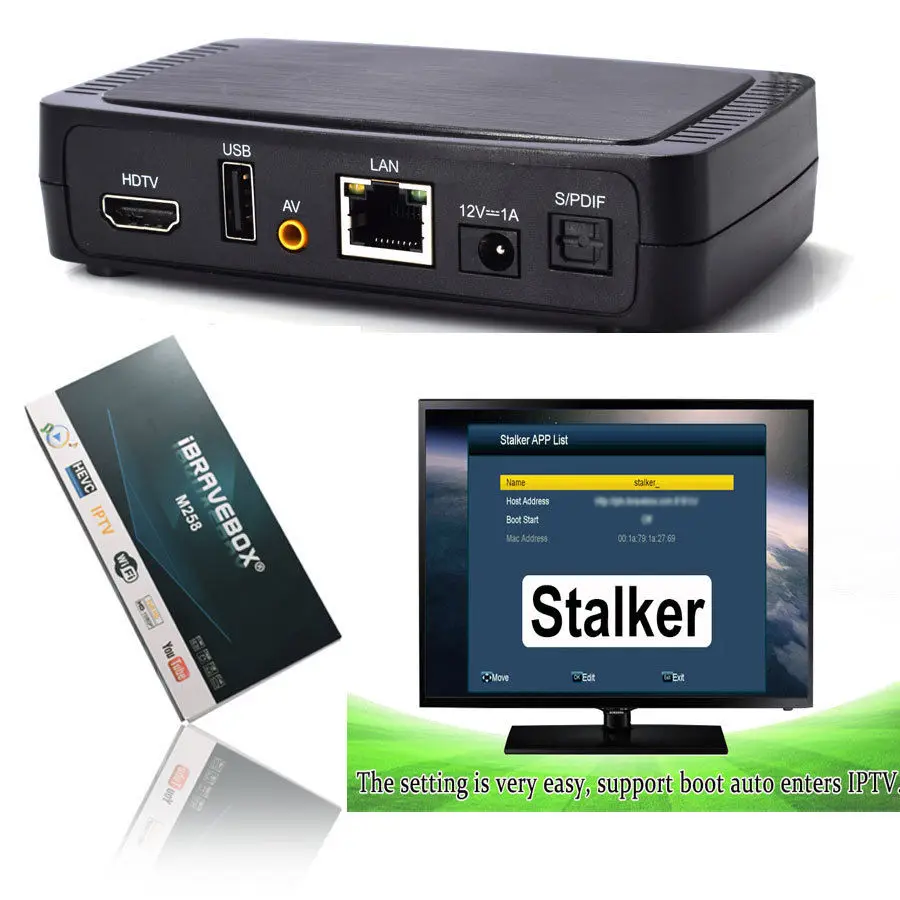 The IBRAVEBOX M258 IPTV Set Top Box Linux Media Player | Электроника